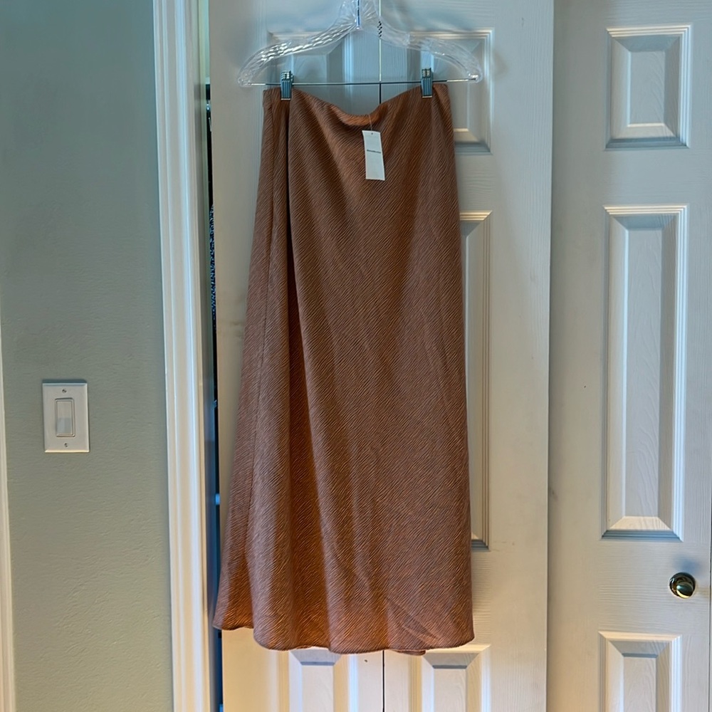 Abercrombie crinkle texture, cotton maxi skirt